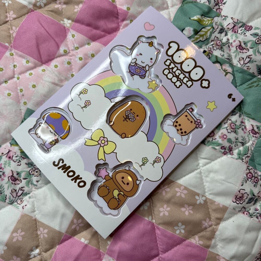 New Fashion Angels Smoko 1000+ Sticker Book, Cute Kawaii Stickers